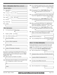 USCIS Form I-601 Application for Waiver of Grounds of Inadmissibility, Page 2