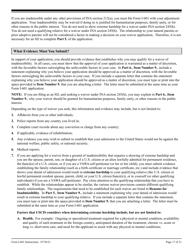 Instructions for USCIS Form I-601 Application for Waiver of Grounds of Inadmissibility, Page 17