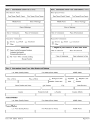 USCIS Form I-929 Petition for Qualifying Family Member of a U-1 Nonimmigrant, Page 4