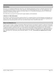 USCIS Form N-4 Monthly Report on Naturalization Papers, Page 2