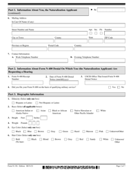 USCIS Form N-336 Request for a Hearing on a Decision in Naturalization Proceedings Under Section 336, Page 2