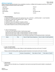 Form EIB92-34 Application for Short-Term Letter of Credit Export Credit Insurance Policy, Page 2