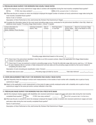 Form WH-226 Application for Authority to Employ Workers With Disabilities at Subminimum Wages, Page 3