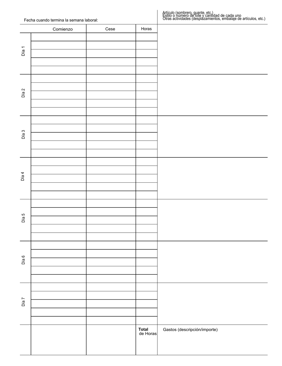 Formulario WH-75 Manual Para Empleado(A) Casero(A) (Spanish), Page 7