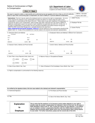 Document preview: Form LS-207 Notice of Controversion of Right to Compensation
