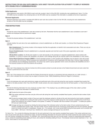Form WH-226A Supplemental Data Sheet for Application for Authority to Employ Workers With Disabilities at Subminimum Wages, Page 3