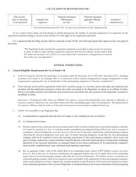SEC Form 2292 (F-10) Registration Statement Under the Securities Act of 1933, Page 2