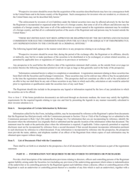 SEC Form 2292 (F-10) Registration Statement Under the Securities Act of 1933, Page 8