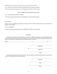 SEC Form 1983 (F-3) Registration Statement for Securities of Certain Foreign Private Issuers, Page 12
