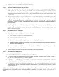 SEC Form 2106 (N-14) Form for the Registration of Securities Issued in Business Combination Transactions by Investment Companies and Business Development Companies, Page 7