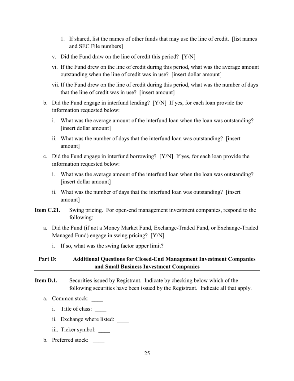 SEC Form 2846 (N-CEN) Annual Report for Registered Investment Companies, Page 26