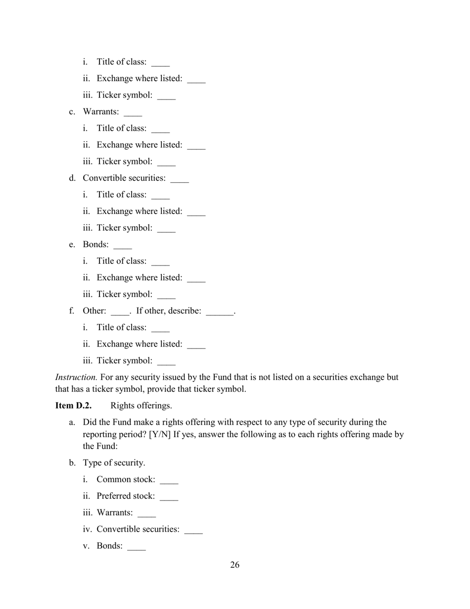 SEC Form 2846 (N-CEN) Annual Report for Registered Investment Companies, Page 27