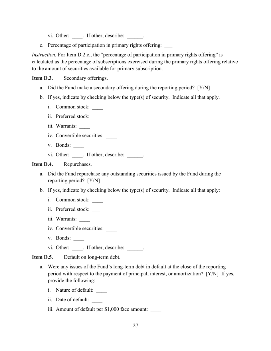SEC Form 2846 (N-CEN) Annual Report for Registered Investment Companies, Page 28
