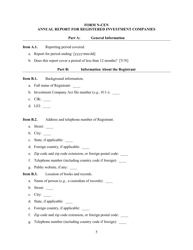 SEC Form 2846 (N-CEN) Annual Report for Registered Investment Companies, Page 6