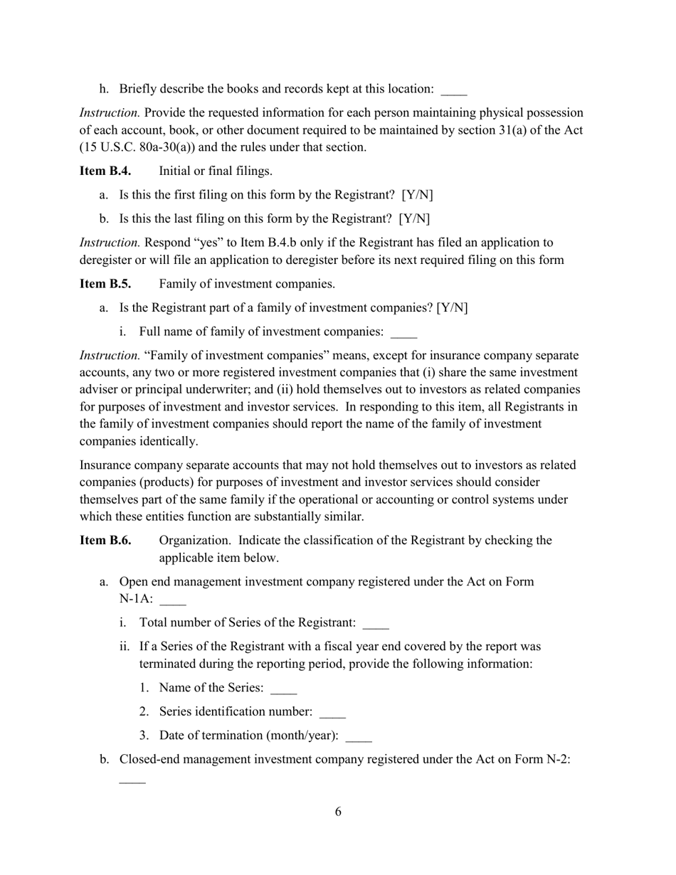 SEC Form 2846 (N-CEN) Annual Report for Registered Investment Companies, Page 7