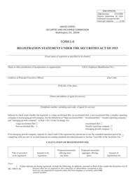 SEC Form 1398 (S-8) Registration Statement Under the Securities Act of 1933