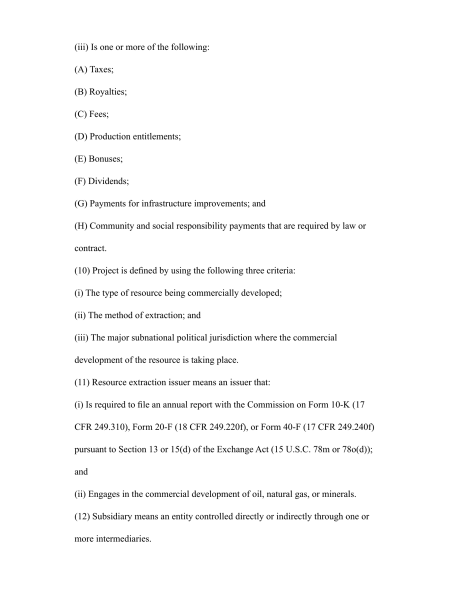 SEC Form 697 (SD) Specialized Disclosure Report, Page 16