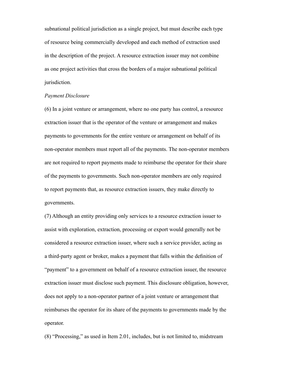 SEC Form 697 (SD) Specialized Disclosure Report, Page 20