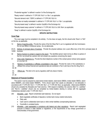 Instructions for SEC Form 1695, X-17A-5 Part II Focus Report, Page 4