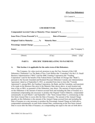 Document preview: SBA Form 2163 5-yr Lmi Debenture Certification Form