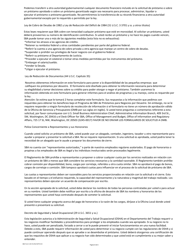 SBA Formulario 5 Solicitud De Prestamo Para Negocio Por Desastre (Spanish), Page 6