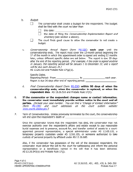 Form PG-415 Order Appointing Conservator - Alaska, Page 4