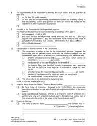 Form PG-415 Order Appointing Conservator - Alaska, Page 5