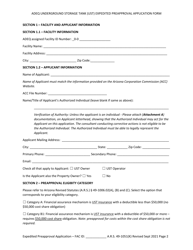 Ust Program Expedited Preapproval Application Under Arizona Revised Statutes (A.r.s.) 49-1051(K) - Arizona, Page 2