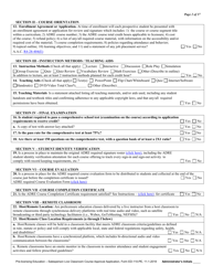 Form ED-110-PE Pre-licensing Education - Salesperson Live Classroom Certificate of Course Approval Application - Arizona, Page 4