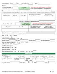 Residential Diagnostic Evaluation - Weatherization Assistance Program - Arizona, Page 3