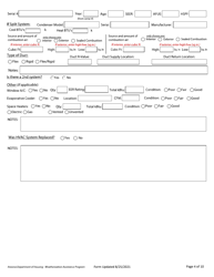 Residential Diagnostic Evaluation - Weatherization Assistance Program - Arizona, Page 4