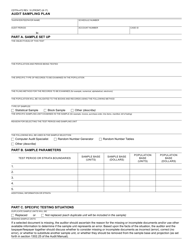 Form CDTFA-472 Audit Sampling Plan - California, Page 2