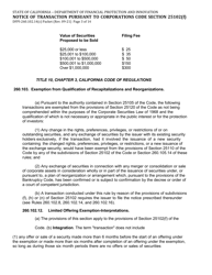 Form DFPI-260.102.14(C) Notice of Transaction Pursuant to Corporations Code Section 25102(F) - California, Page 3