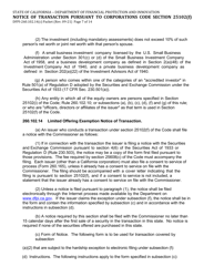 Form DFPI-260.102.14(C) Notice of Transaction Pursuant to Corporations Code Section 25102(F) - California, Page 7