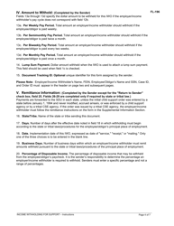 Instructions for Form FL-195 Income Withholding for Support - California, Page 4