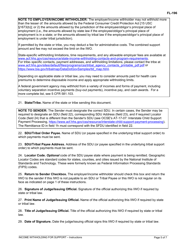 Instructions for Form FL-195 Income Withholding for Support - California, Page 5