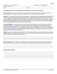 Form FL-195 Income Withholding for Support - California, Page 3