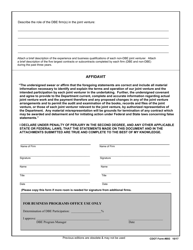 CDOT Form 893 Information for Determining Dbe Participation When a Joint Venture Includes a Dbe - Colorado, Page 2