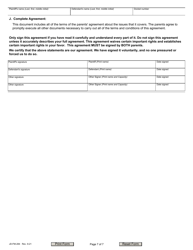 Form JD-FM-284 Custody Agreement and Parenting Plan - Connecticut, Page 7
