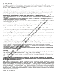 Formulario JD-FM-158S Notificacion De Medidas Cautelares Automaticas - Connecticut (Spanish), Page 2