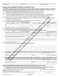 Form JD-FM-137PT Application for Relief From Abuse - Connecticut (Portuguese), Page 2