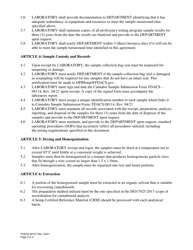 Form FDACS-08121 Designated Laboratory Compliance Agreement - Florida, Page 2