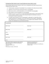 Form FDACS-11207 Rural &amp; Family Lands Protection Program Application - Florida, Page 3