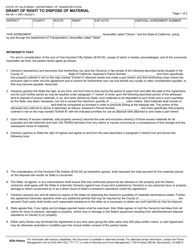 Document preview: Form RW08-11 Grant of Right to Dispose of Material - California