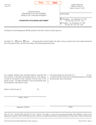 Document preview: Form 3510-2 Phosphate or Sodium Use Permit