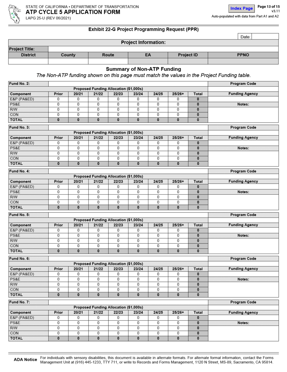 Form LAPG25-U ATP Cycle 5 Application Form - California, Page 13
