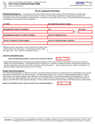 Form LAPG25-U ATP Cycle 5 Application Form - California, Page 3