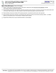 Form LAPG25-U ATP Cycle 5 Application Form - California, Page 7
