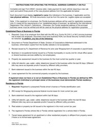 Form HSMV85041 Irp/Ifta Address Change Form - Florida, Page 2