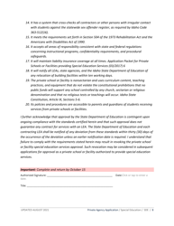 Private School or Facility Special Education Program Services Application Packet - Idaho, Page 8